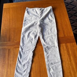 Tory Burch Stylish Khaki Corduroy Leggings (Size 28)